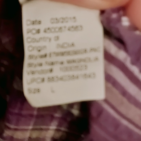 Erika Womens Button Up Blouse Large - Picture 5 of 8